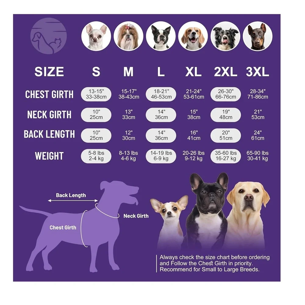 NEW OYEOLLO Dog‎ Jacket Large Heather Blue Reflective Zipper Safety Outdoor - Picture 4 of 6